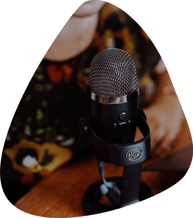 Un micro pour les podcasts du Blog Dare Win and Shine